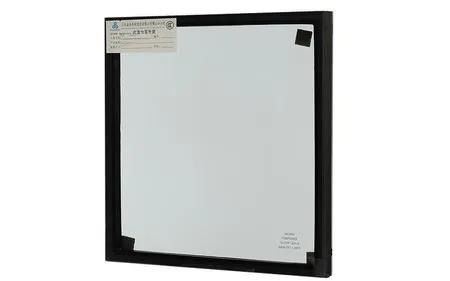 Low-E Glass product sample — third-party visual reference