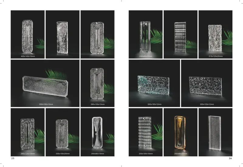 Fused Crystal Glass collection reference DG-04-04