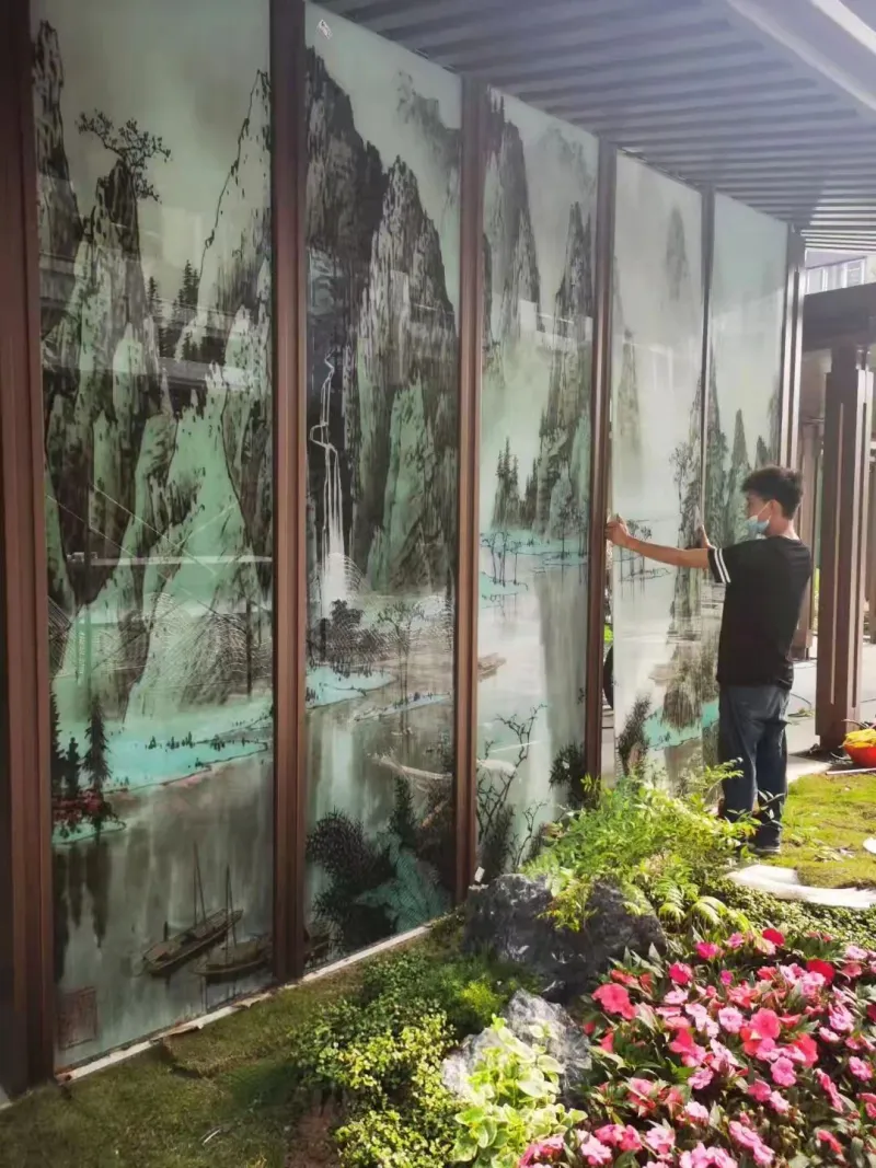 Landscape Art Laminated Glass collection reference DG-20-01