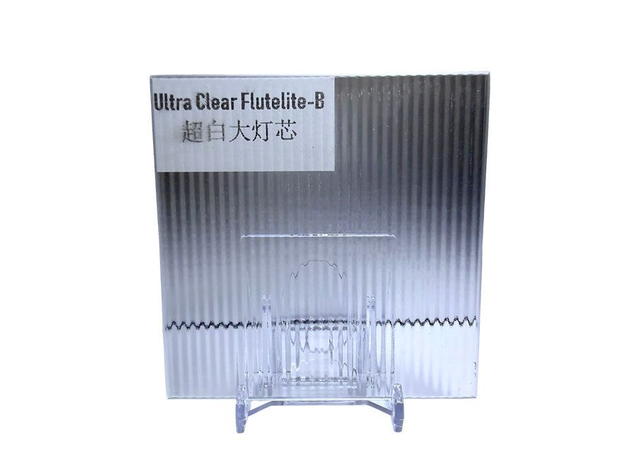 Ultra-Clear Flutelite-B Glass product appearance reference